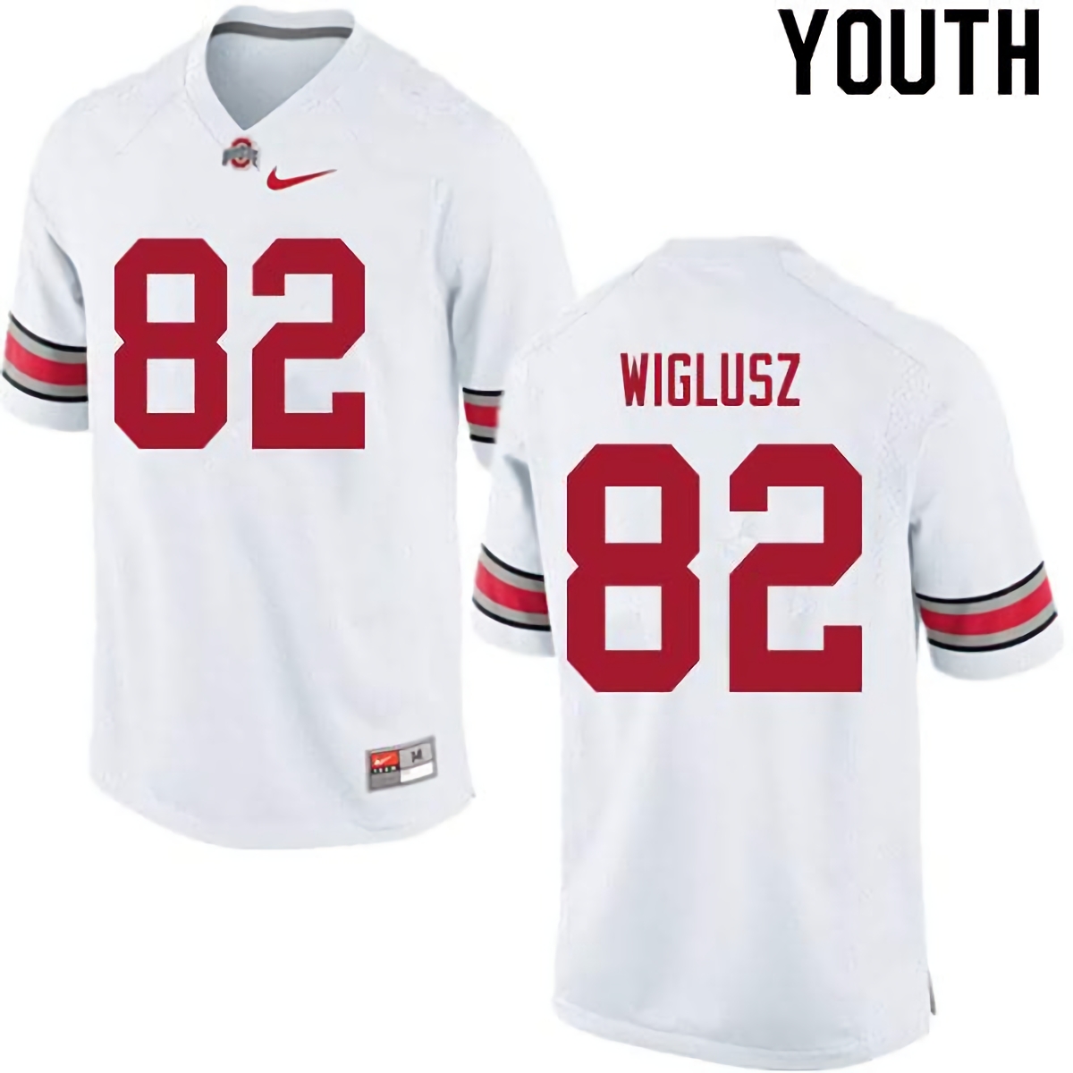 Sam Wiglusz Ohio State Buckeyes Youth NCAA #82 Nike White College Stitched Football Jersey IDI6156QY